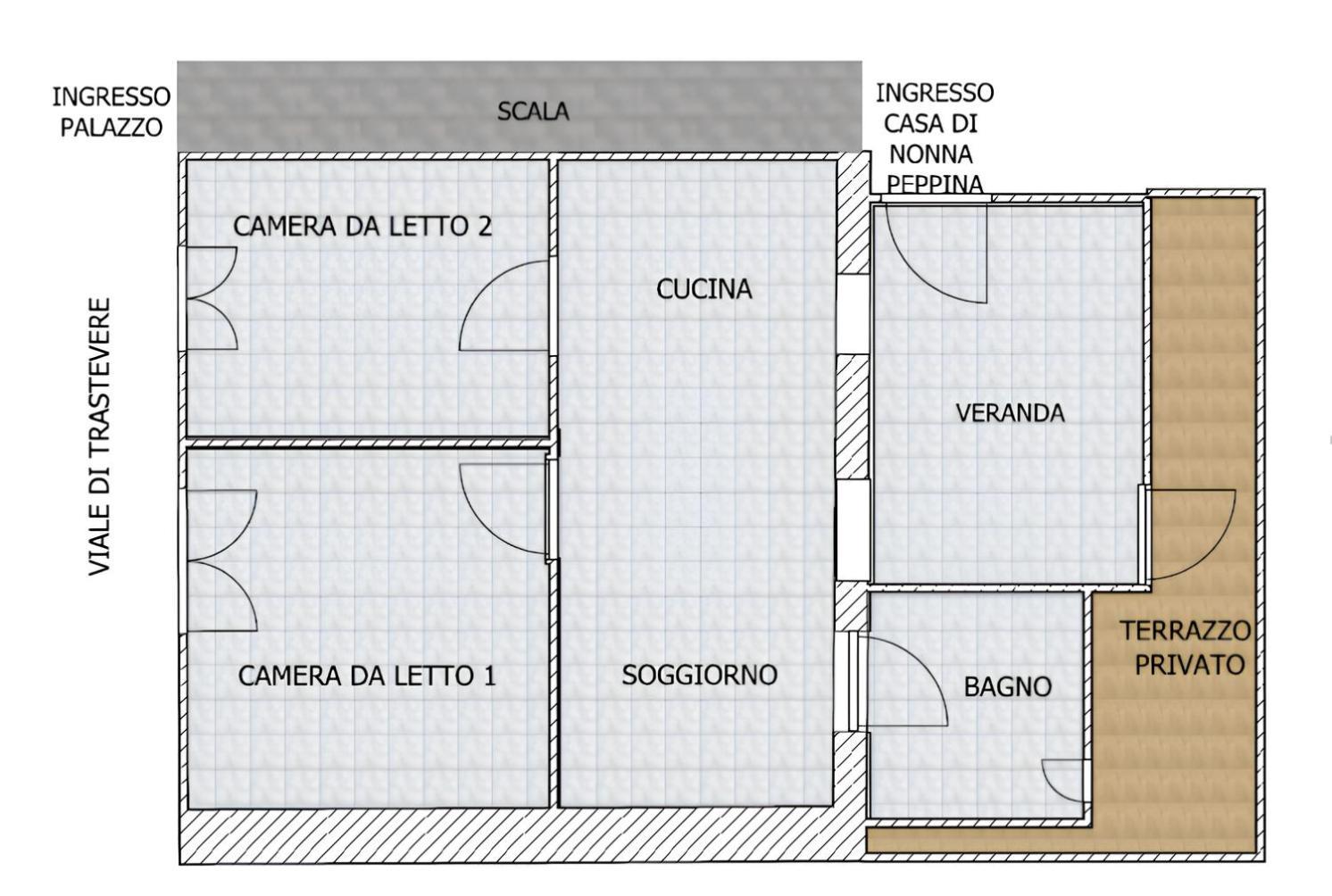 La Casa Di Nonna Peppina A Trastevere Рим Екстер'єр фото
